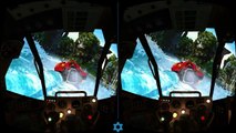 Cartón jugabilidad realidad vídeo Aquadrome vr 3d sbs hd google virtual