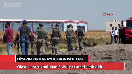Askeri aracın geçişi sırasında patlama