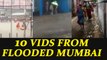 Mumbai rains : 10 videos showing how city reels under flood like condition, Watch | Oneindia News