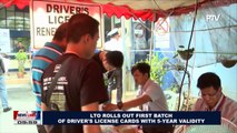 LTO rolls out first batch of driver's license cards with 5-year validity