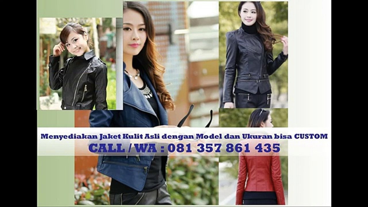 CAll _ WA 081 357 861 435 (TSEL) Jaket Kulit untuk Wanita - YouTube
