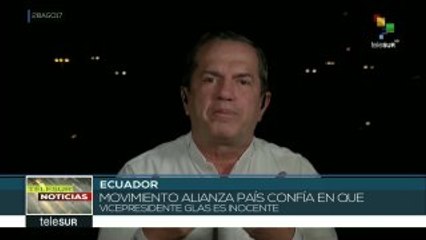 Patiño: bloque Alianza PAIS confía en la inocencia del vicepresidente