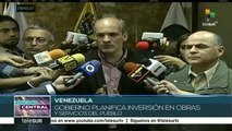 Gob. venezolano planifica inversión en obras y servicios del pueblo