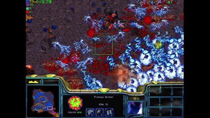 스타크래프트1 아콘의 평타가 사이오닉스톰이라면?