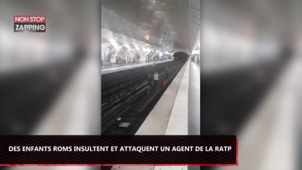 Des enfants roms attaquent et insultent un agent de la RATP (Vidéo)