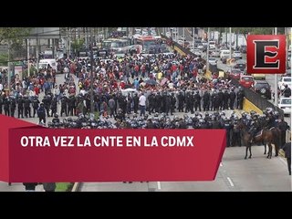 CNTE lo hacen otra vez... Paralizan las calles capitalinas