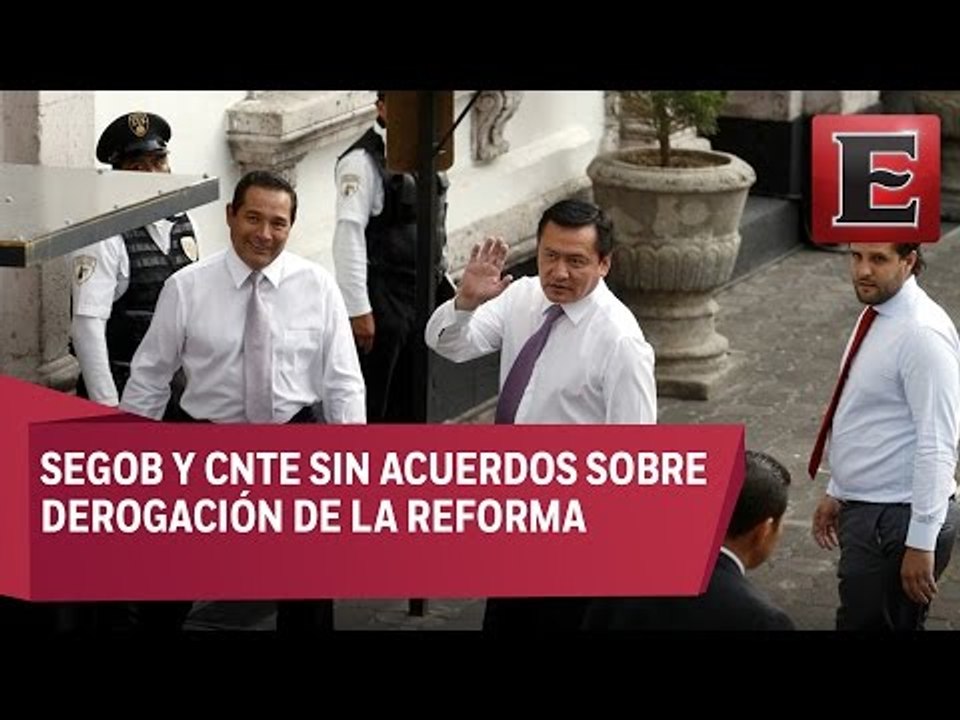 Suspendido diálogo entre Segob y CNTE sobre Reforma Educativa