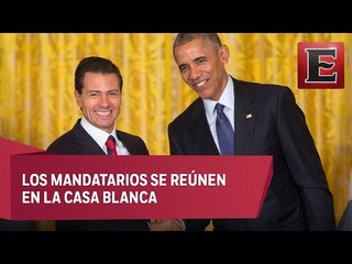 Obama y Peña Nieto destacan relación EU-México