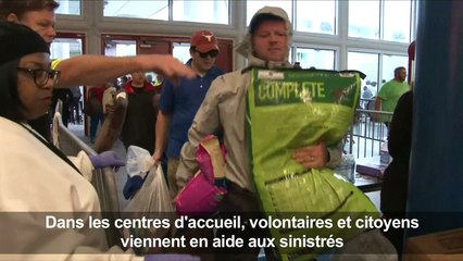 Houston: la solidarité s'organise dans les centres d'accueil