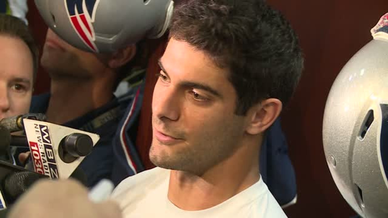 Jimmy Garoppolo On Tom Brady SI Cover, Julian Edelman Injury