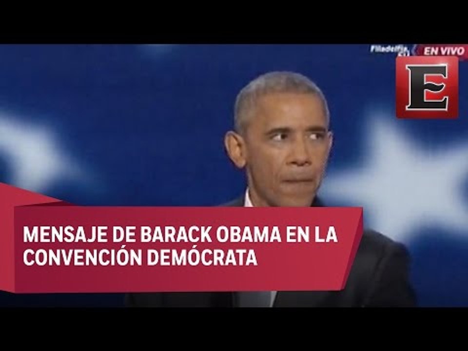 Barack Obama respalda candidatura de Hillary Clinton