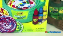 Arte coches vienen para unirse Niños fabricante pintar girar juguete juguetes Crayola disney ryan toysreview ryan
