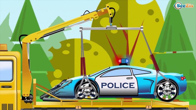 Learn Color ATV Cars with Super Moster Truck Fun Cartoon 2D Animation for Children & Babies