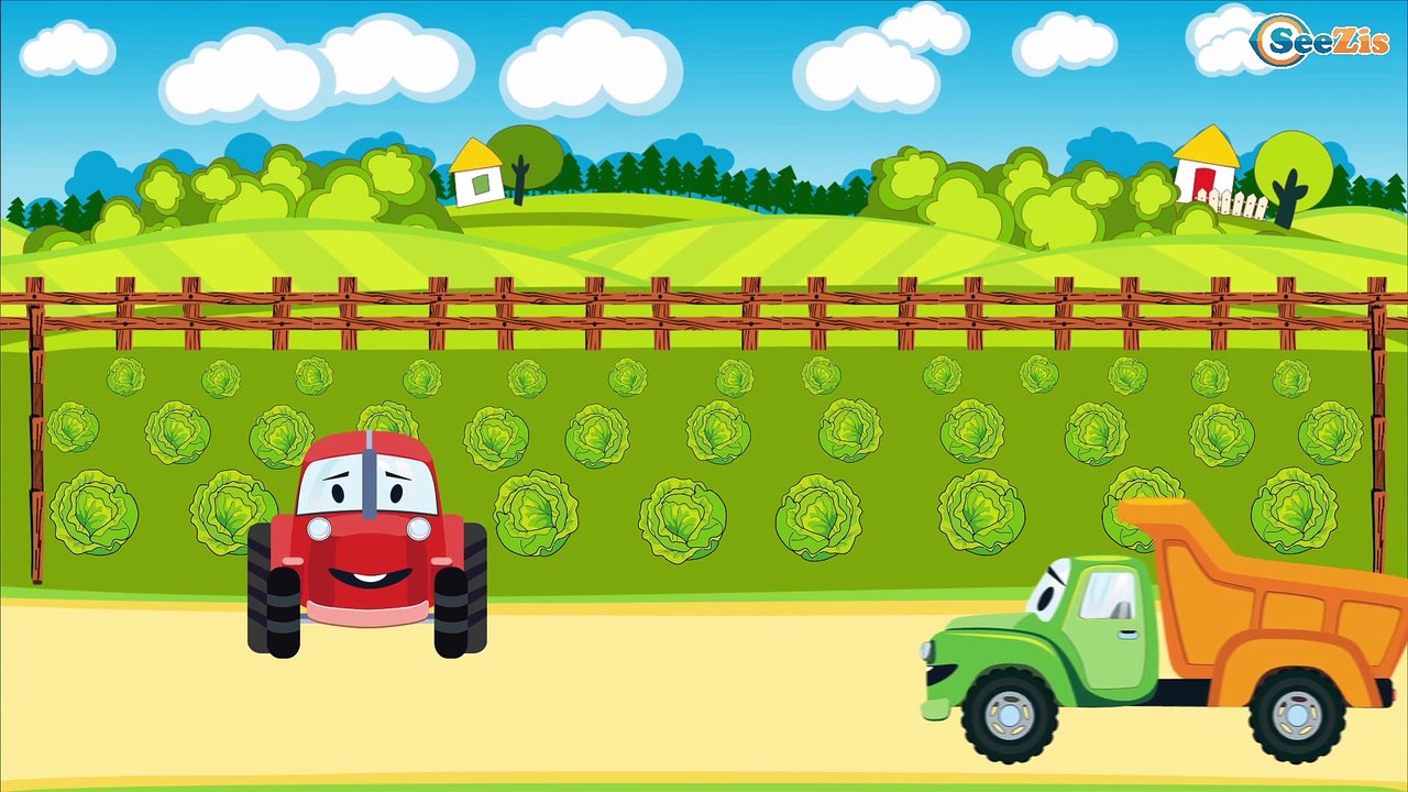 Dessin animé de #voitures #cars en français pour les enfants. Construction d'un Le Tracteur