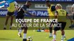 Equipe de France: le 1er entrainement a Clairefontaine