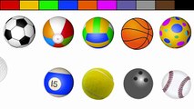 Et bébés des balles les couleurs couleurs pour enfants Apprendre apprentissage préscolaire les tout-petits avec b