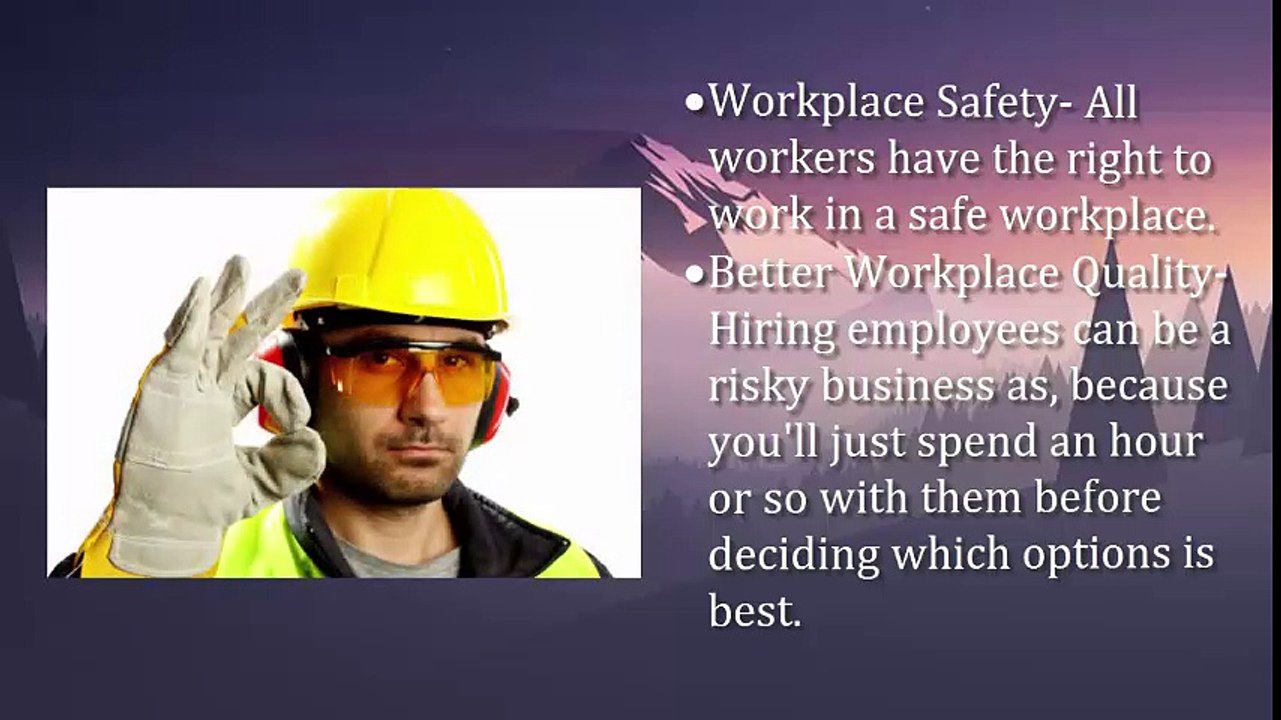 Drug Test is the Key to a Safer Workplace