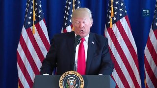 President Trump Condemns Violence and Bigotry at Charlottesville Protest-