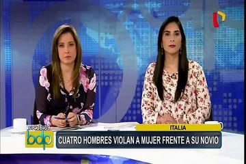 Horror en Italia: Sujetos violan a mujer en una playa frente a su novio