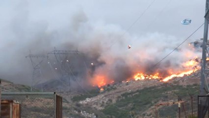 Bandırma Şehir Çöplüğü'nde Yangın