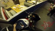 Motorcycle VS Cops Bike Slaps STICKER On Cop Car CRASHES Gets Away Police Chase 2016 INSTA