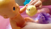 Baby Alive Bath Time Color Change Water Bubble Bath ❤ Surprise Fizz Egg & FOAM Soap Disney