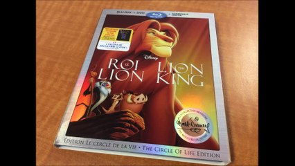 Critique du film The Lion King: Signature Collection (Le Roi Lion) en combo Blu-ray/DVD