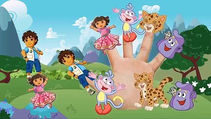 Dora The Explorer Finger Family Song | Nursery Rhymes Lyrics
