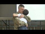 Military Dad Surprises His Son At School