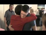 Soldier Surprises His Mom At Birthday Party