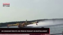 Gard : Un canadair percute une péniche pendant un ravitaillement (Vidéo)