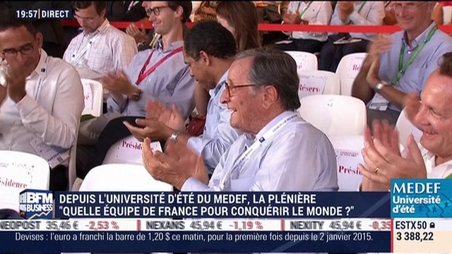 Université d'été du Medef: quelle équipe de France pour conquérir le monde ? - 29/08