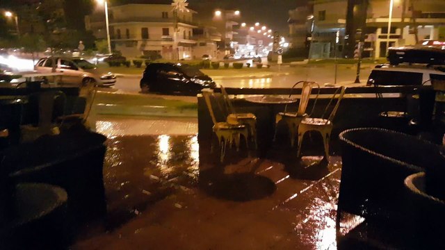 Καταιγίδα στη Λαμία