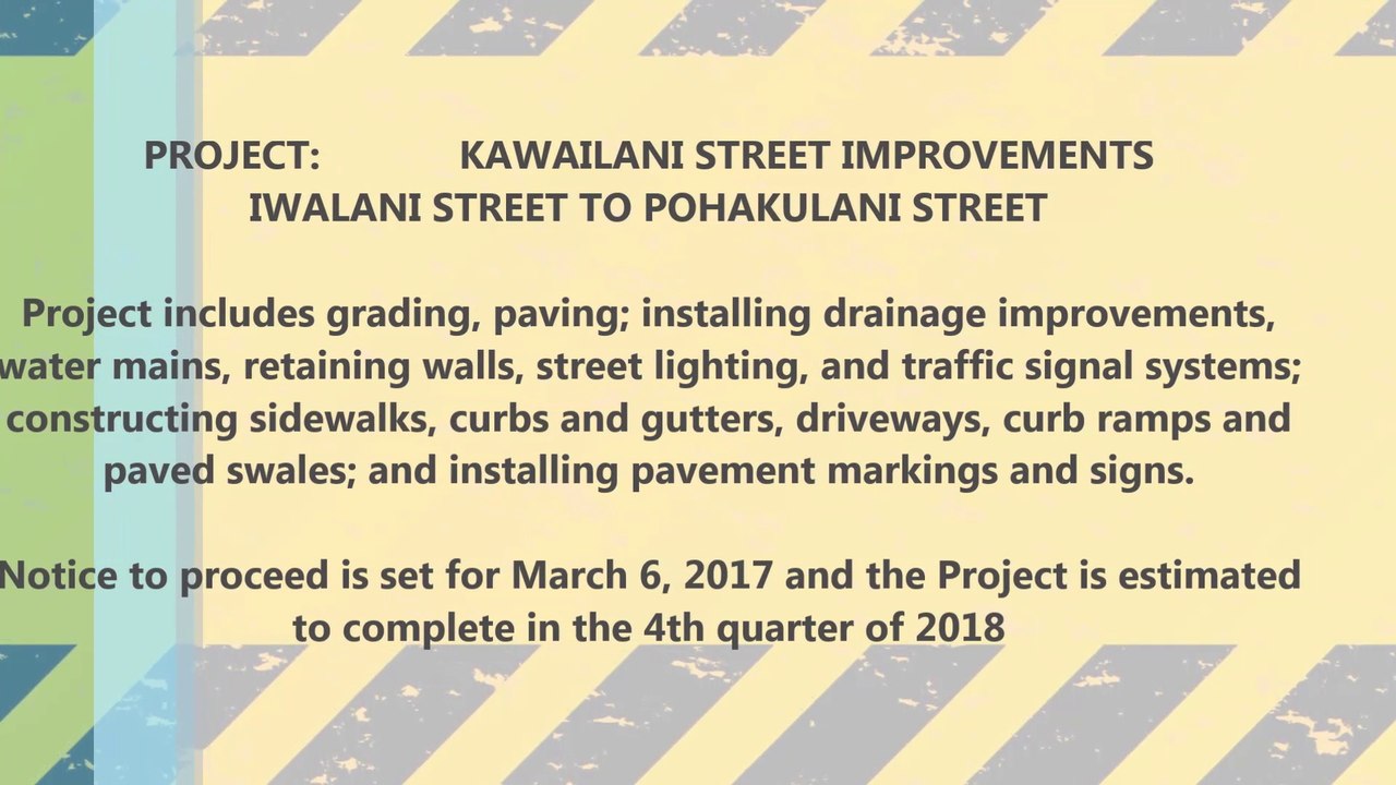 KAWAILANI TRAFFIC CAM 1