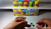 Play - Doh Oyun Hamuru ile Nefis Pizza Dilimi Yapımı oyun hamuru-hamur oyunları-eğitici vi