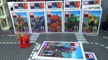 Gros chiffres héros mini- Assemblée Big Hero 6 baies Max robots Lego faux avis 6 Baymax lego knockoff