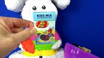 GIANT EASTER BUNNY Surprise Egg Play Doh - Holiday Toys MLP Pez Zootopia Hello Kitty