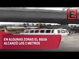 Severas inundaciones en Tultitlán por fuertes lluvias