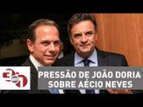 Crise aumenta no PSDB com pressão de João Doria sobre Aécio Neves