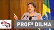 Dilma Rousseff dá aula em curso de pós-graduação sobre a Esquerda