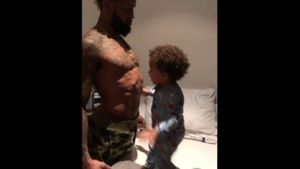 Odell Beckham Jr. and his little brother