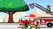 Voiture dessin animé enfants creuseurs feu pour un service remorquer un camion Véhicules Police k