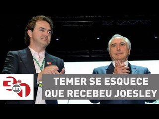 Madureira: Ao se queixar ao STF, Temer se esquece que recebeu Joesley