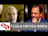 Ex-presidente Lula critica Doria e admite que pode ser impedido de concorrer em 2018