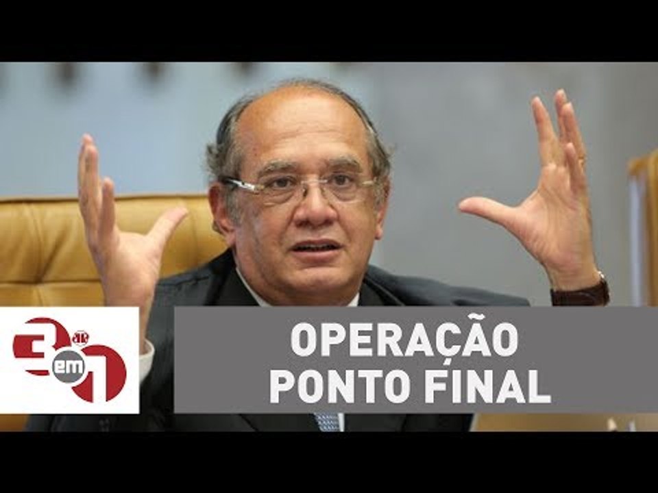 Ministro do STF Gilmar Mendes solta mais 3 investigados da operação Ponto Final