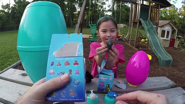 Bulles doris des œufs découverte énorme en jouant jouets avec Surprise disney surprise