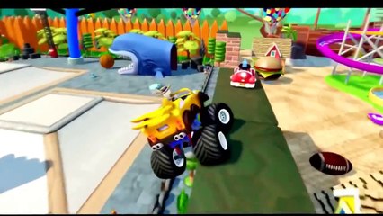 MICKEY MOUSE (DISNEY) SPIDERMAN (MARVEL) pegam um Camião Monstro