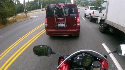 Detective Pulls Over Biker At Gun Point