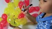 Aprendizaje a B C fónica escritura en globos y aprendizaje colores para Niños y niños pequeños