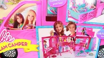 Et autobus gelé confiture examen Roche étoile jouet Barbie glam rv camping-car n glam tour elsa anna